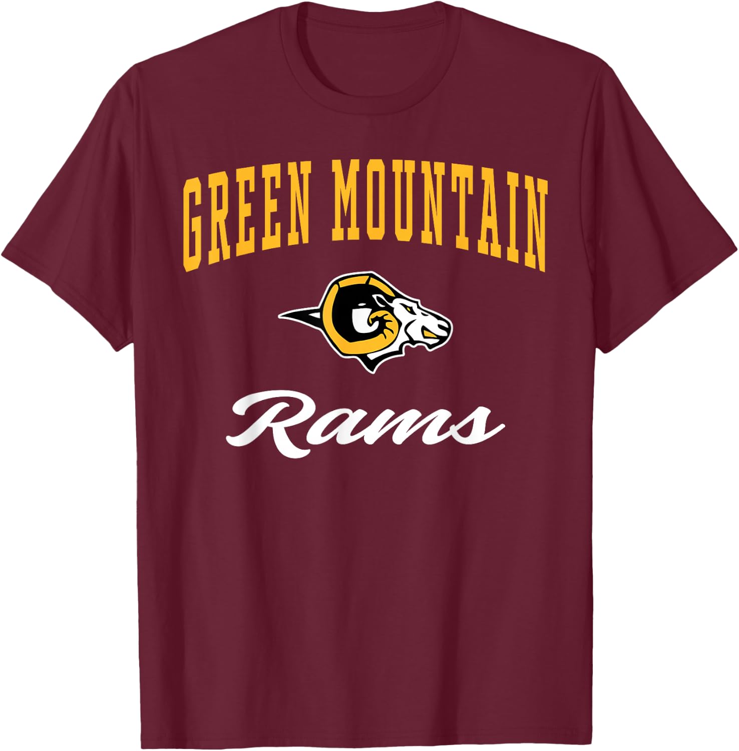 Green Mountain High School Rams C3 T-Shirt - T-Shirt | Maroon
