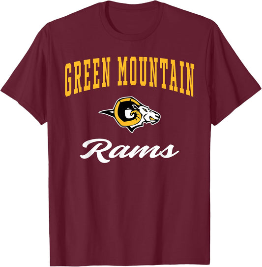 Green Mountain High School Rams C3 T-Shirt - T-Shirt | Maroon