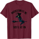 Witch Halloween Moon Stars Underestimate Me That'll Be Fun T-Shirt - T-Shirt | Maroon