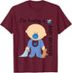 Kids Baby Brother Sibling Pregnancy Gender Reveal Announcement T-Shirt - T-Shirt | Maroon