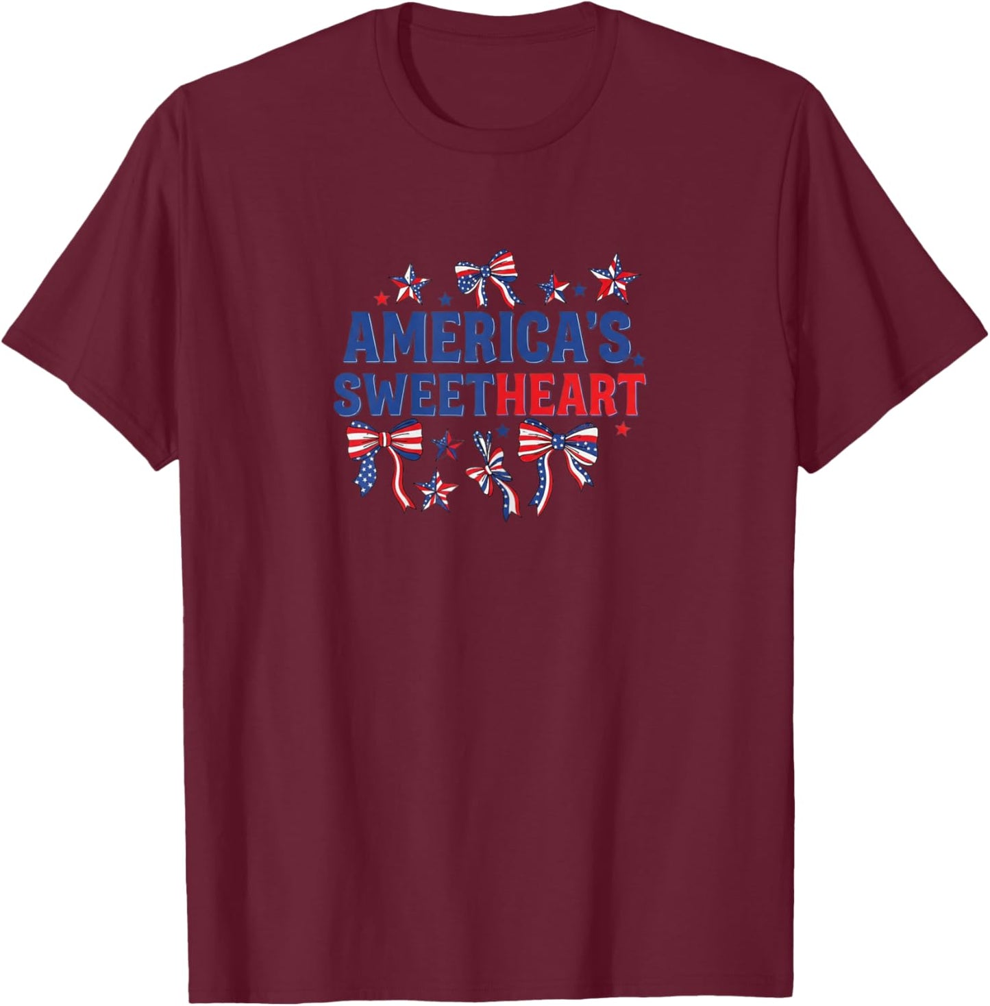 America's Sweetheart T-Shirt - T-Shirt | Maroon