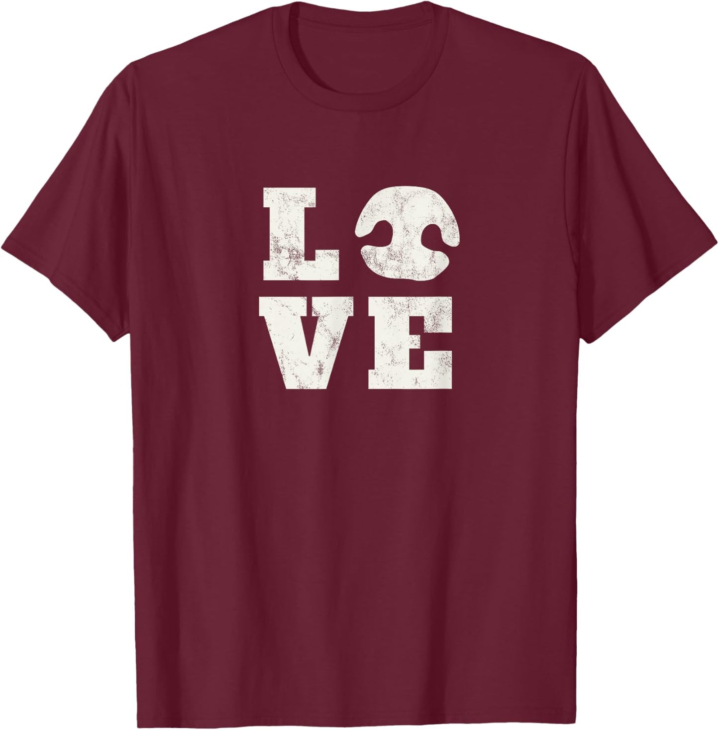 Love Canine Scent Work - K9 Sniffer Dog NoseWork Lover T-Shirt - T-Shirt | Maroon