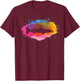 Barracuda Fishing Retro Vintage 80s Style Gift T-Shirt - T-Shirt | Maroon