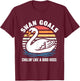 Swan Costume Lake Swan T-Shirt - T-Shirt | Maroon