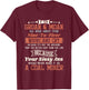 Funny Coal Miner Shirt - If you Groan And Moan T-Shirt - T-Shirt | Maroon