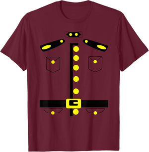 Royal Canadian Mountie Costume Canada Police RCMP T-Shirt - T-Shirt | Maroon