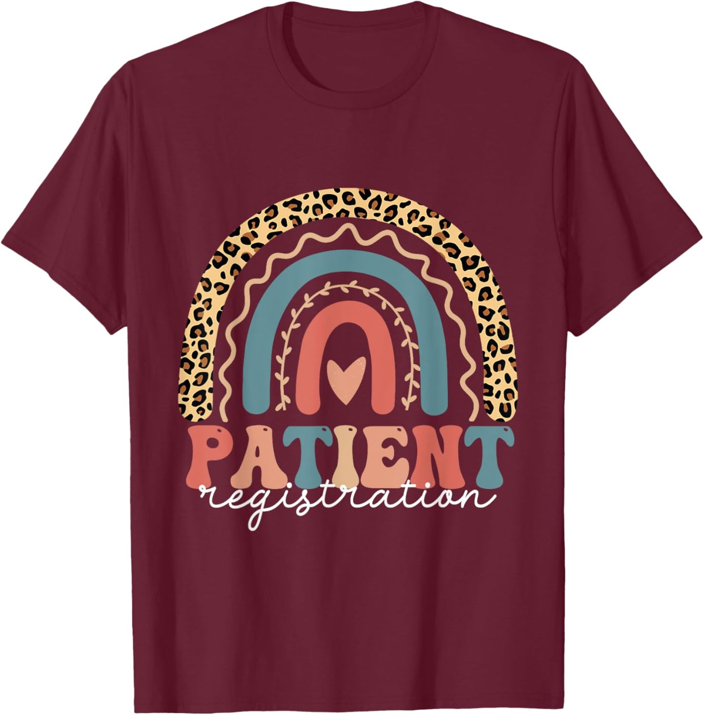 Patient Registration Registrar Emergency Department Hospital T-Shirt - T-Shirt | Maroon