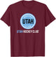 Utah Hockey Club Power Play Dark Heather Officially Licensed T-Shirt - T-Shirt | Maroon