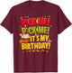 Pick Me It's My Birthday Come on Down Game Show Contestant T-Shirt - T-Shirt | Maroon
