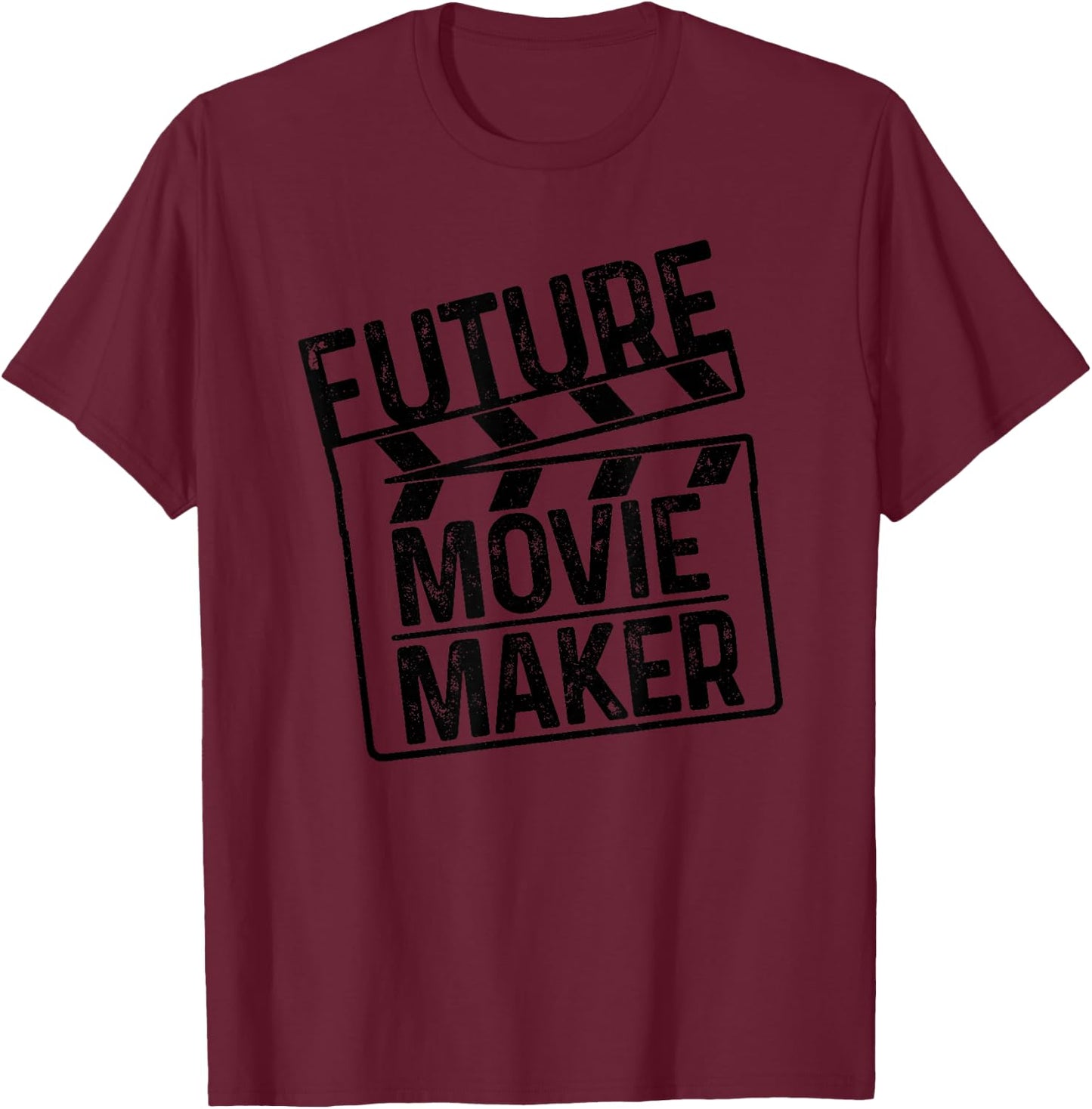 Future Movie Director Film Making Filmmaker Funny Gift T-Shirt - T-Shirt | Maroon