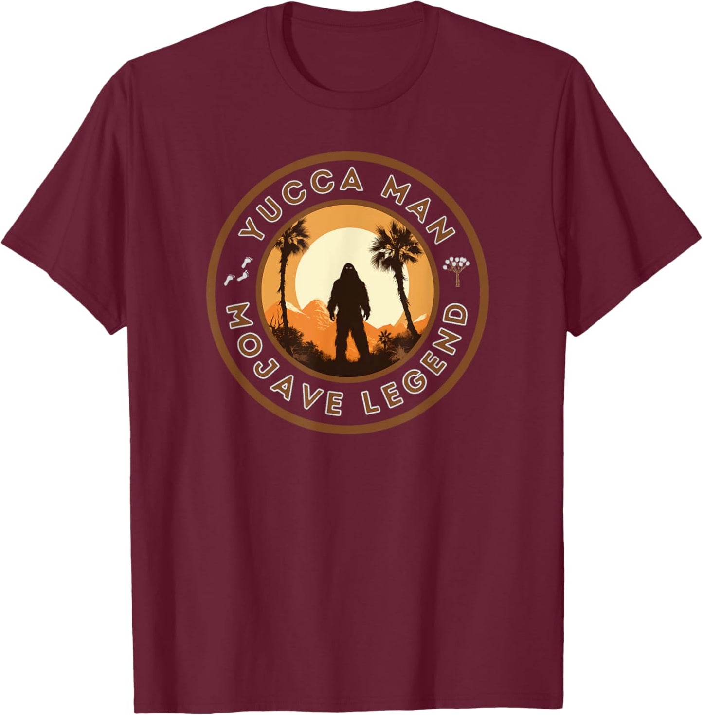 Yucca Man Mojave Legend T-Shirt - T-Shirt | Maroon