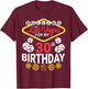 Rolling In Las Vegas For My 30th Birthday Happy 30 Years Old T-Shirt - T-Shirt | Maroon