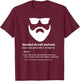 Bearded Aircraft Mechanic Shirt Funny Airplane Mechanic Gift T-Shirt - T-Shirt | Maroon