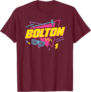 80s Bolton T-Shirt - T-Shirt | Maroon