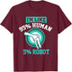 Funny Titanium Knee Replacement Bionic Surgery Get Well Gift T-Shirt - T-Shirt | Maroon