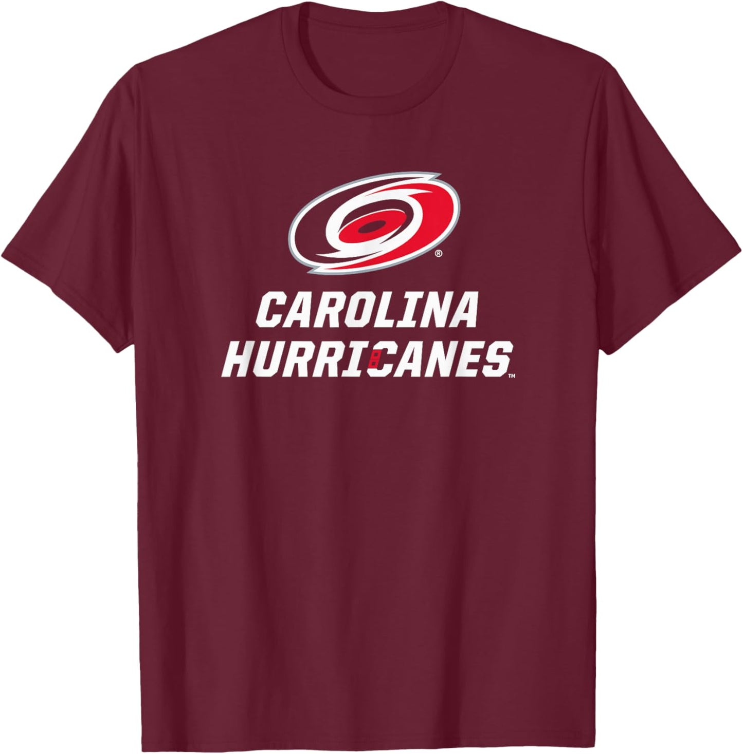 Carolina Hurricanes Power Play Black Officially Licensed T-Shirt - T-Shirt | Maroon