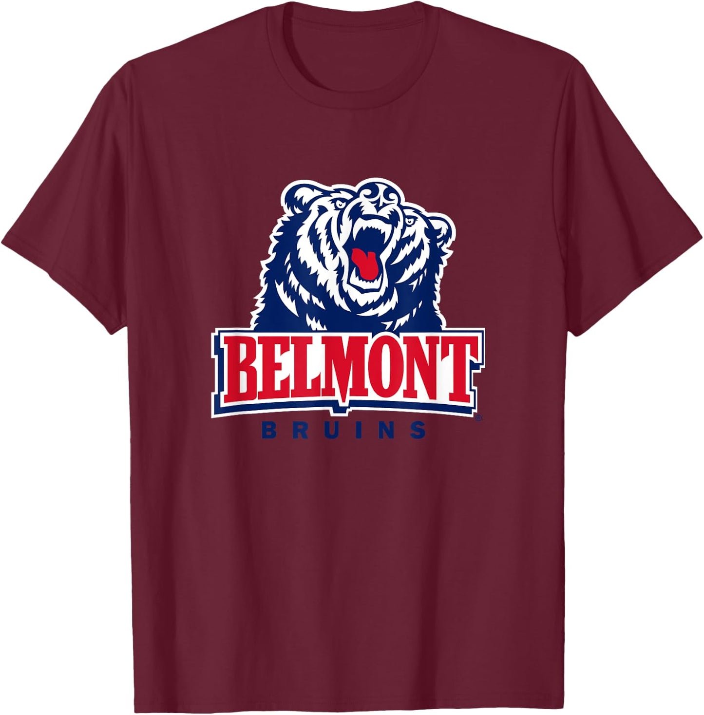 Belmont Bruins | Official NCAA Merch | PPBEL01 T-Shirt - T-Shirt | Maroon