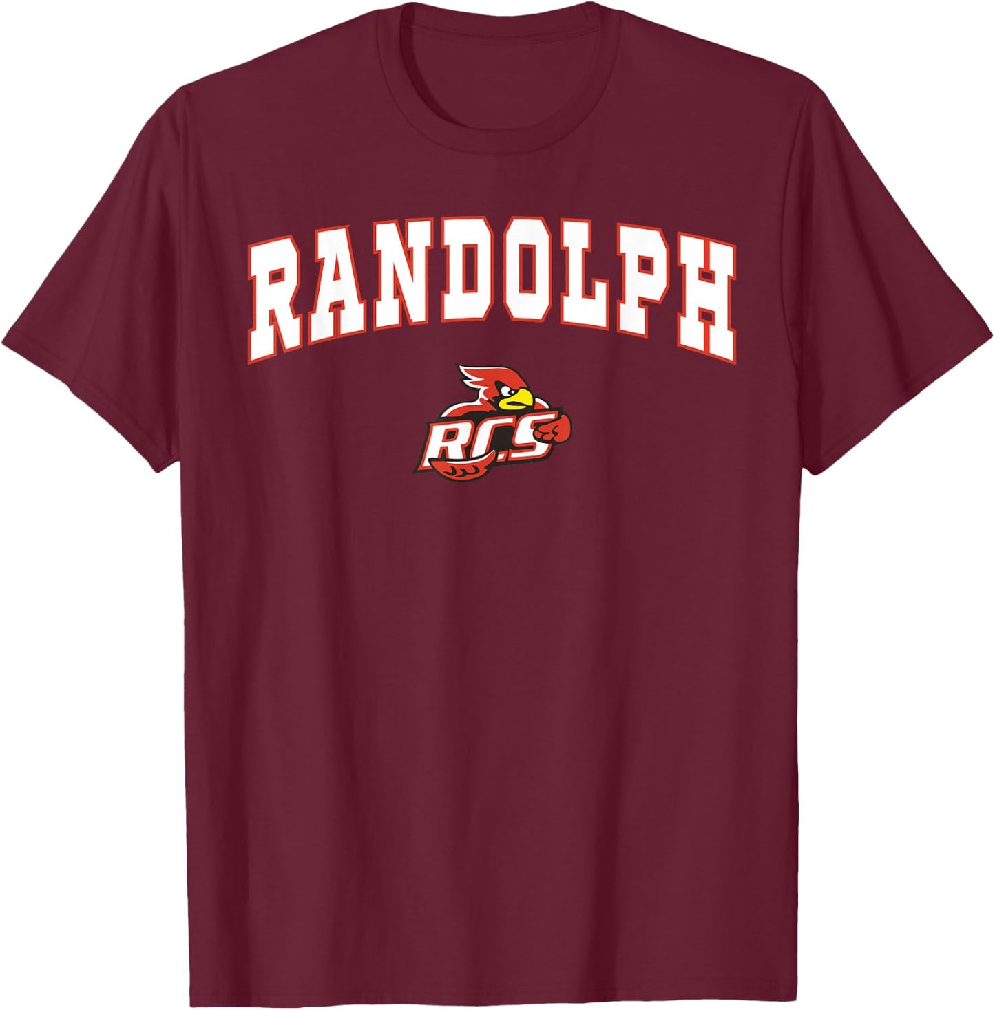 Randolph High School Cardinals T-Shirt - T-Shirt | Maroon