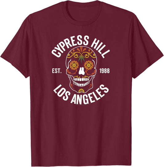 Cypress Hill - Till Death Do Us Part T-Shirt - T-Shirt | Maroon