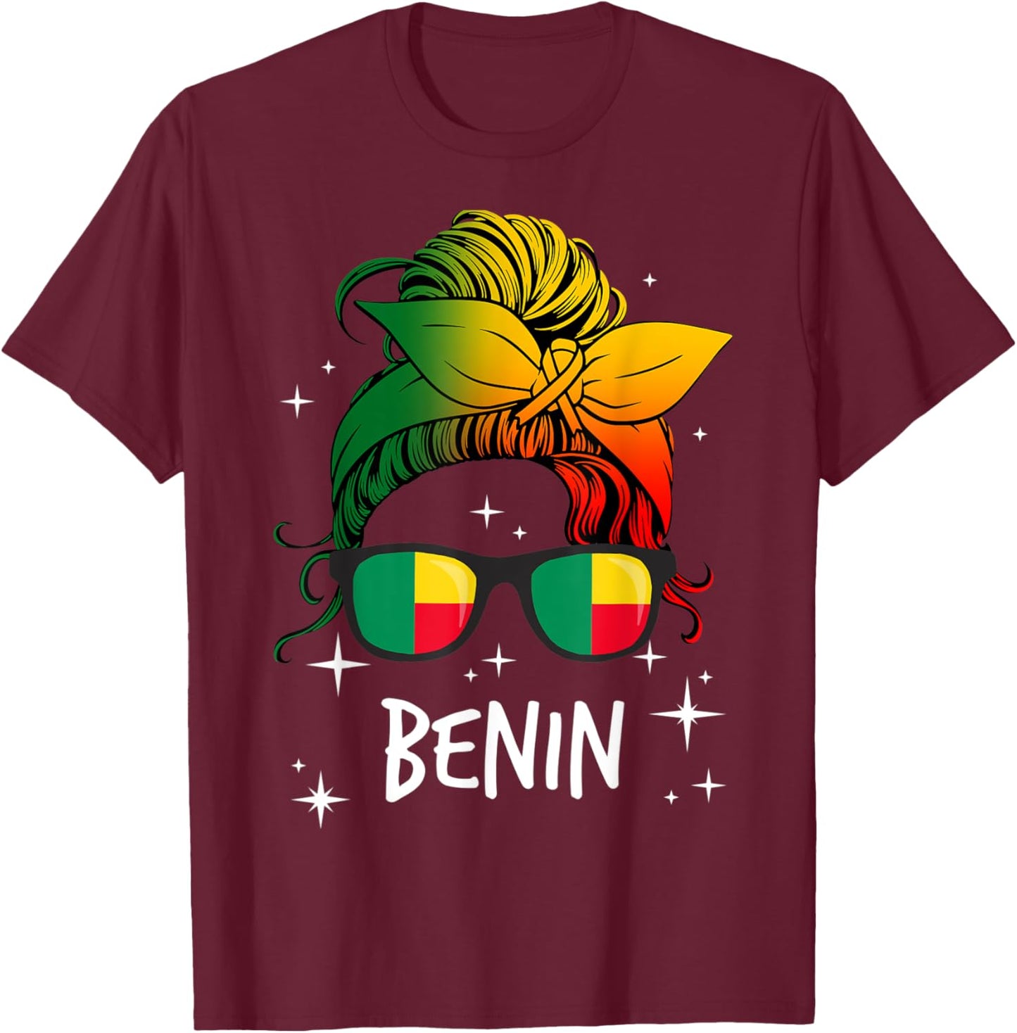 Benin T-Shirt - T-Shirt | Maroon