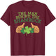 Funny St Patricks Day Pregnancy Announcement Dad Shirt Man T-Shirt - T-Shirt | Maroon