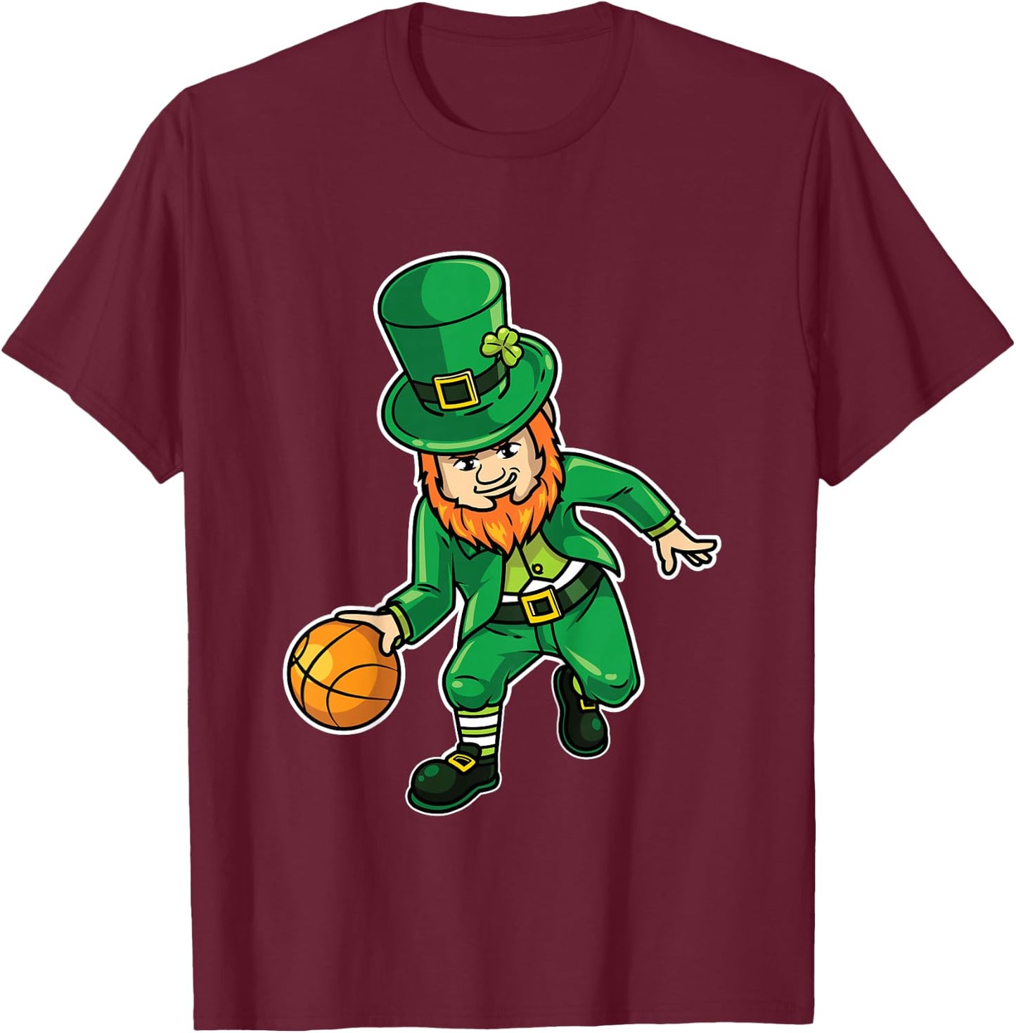 Kids Basketball Saint Patricks T-Shirt - T-Shirt | Maroon
