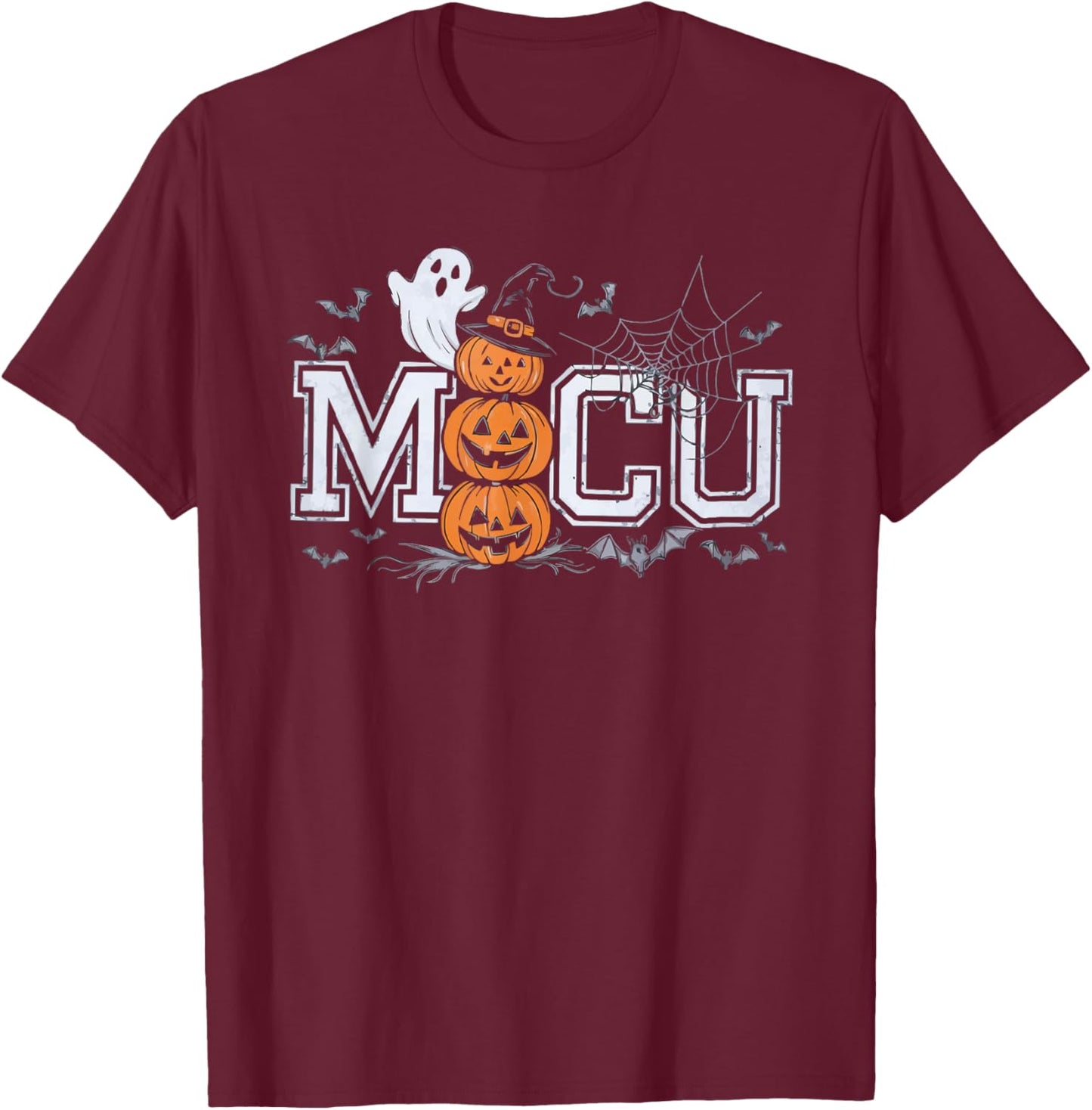 ICU Nurse Halloween Emergency Room Nursing Trick Or Treat T-Shirt - T-Shirt | Maroon