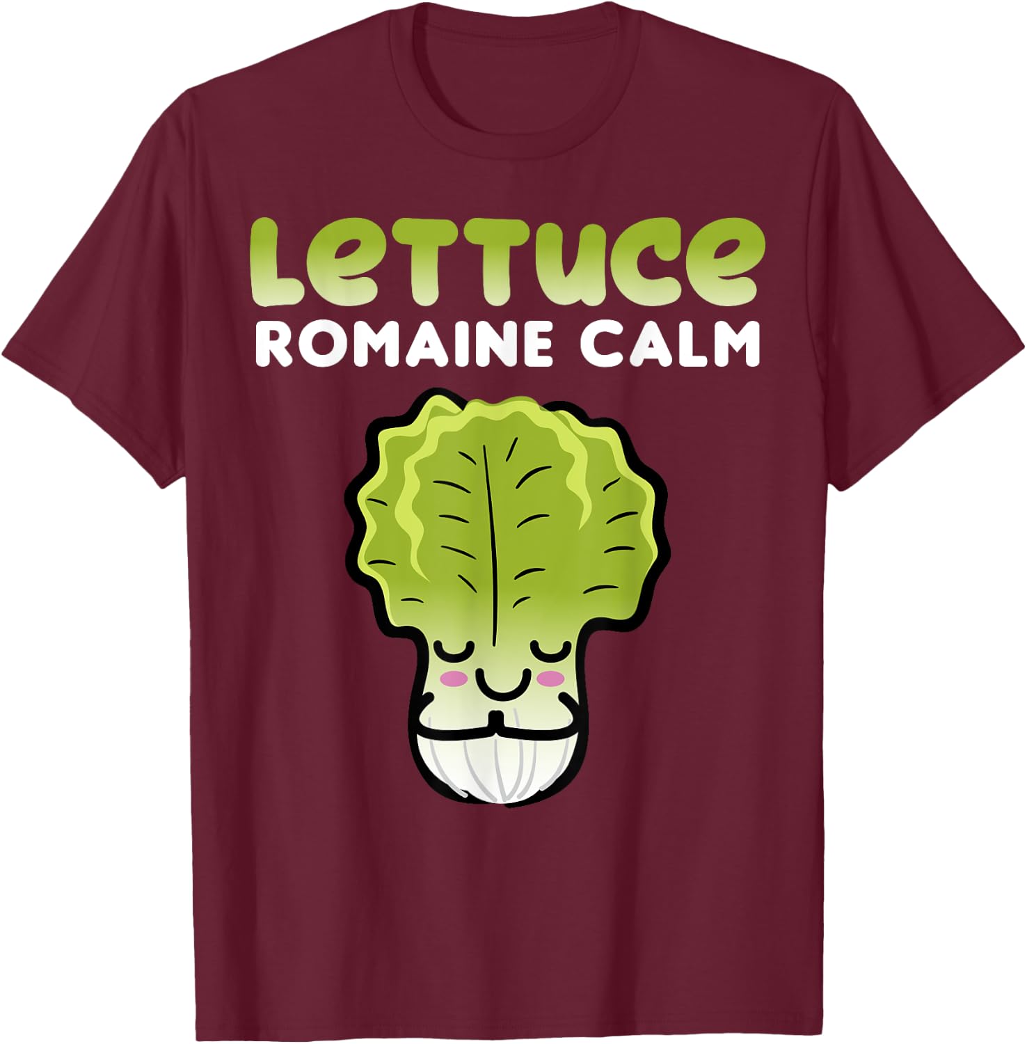 Pun Vegan Plant-Based Joke Funny Veggie T-Shirt - T-Shirt | Maroon