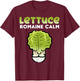 Pun Vegan Plant-Based Joke Funny Veggie T-Shirt - T-Shirt | Maroon