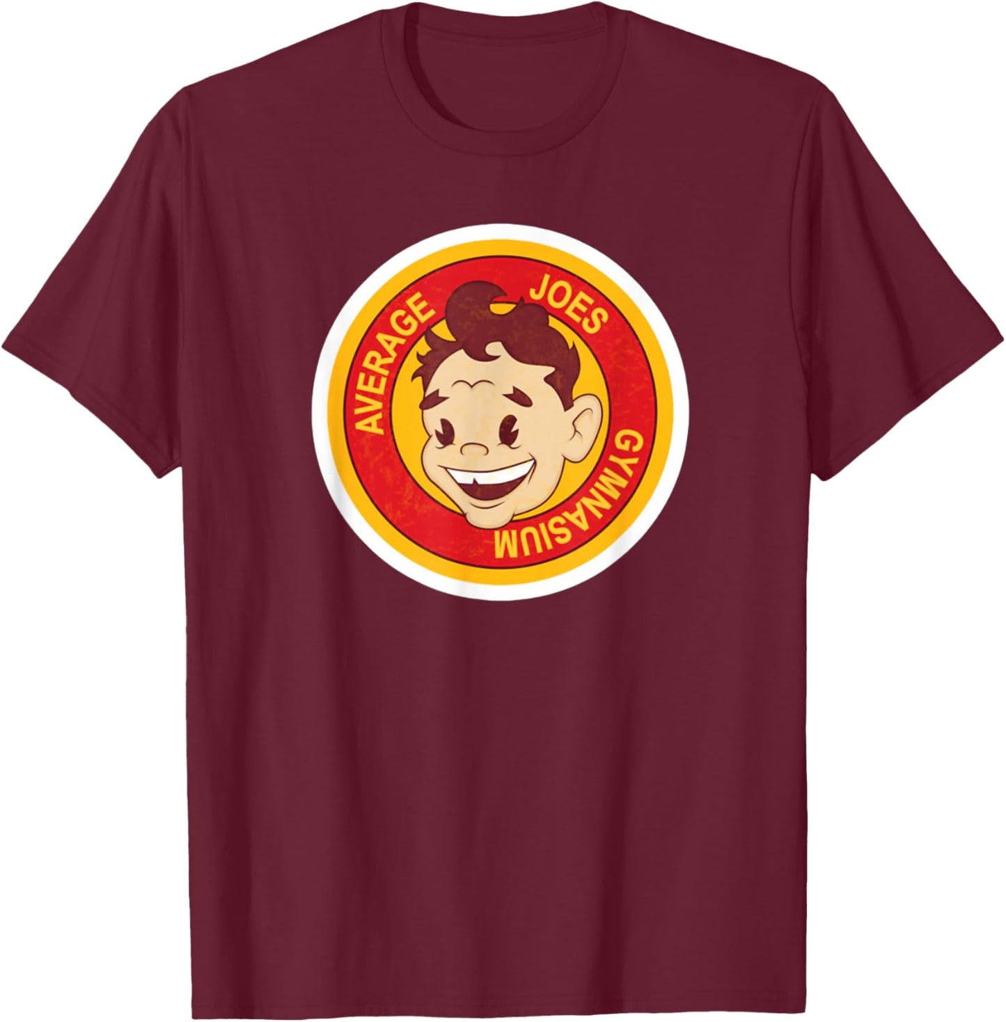 Dodgeball Movie, Average Joe's Gymnasium, Funny T-Shirt - T-Shirt | Maroon