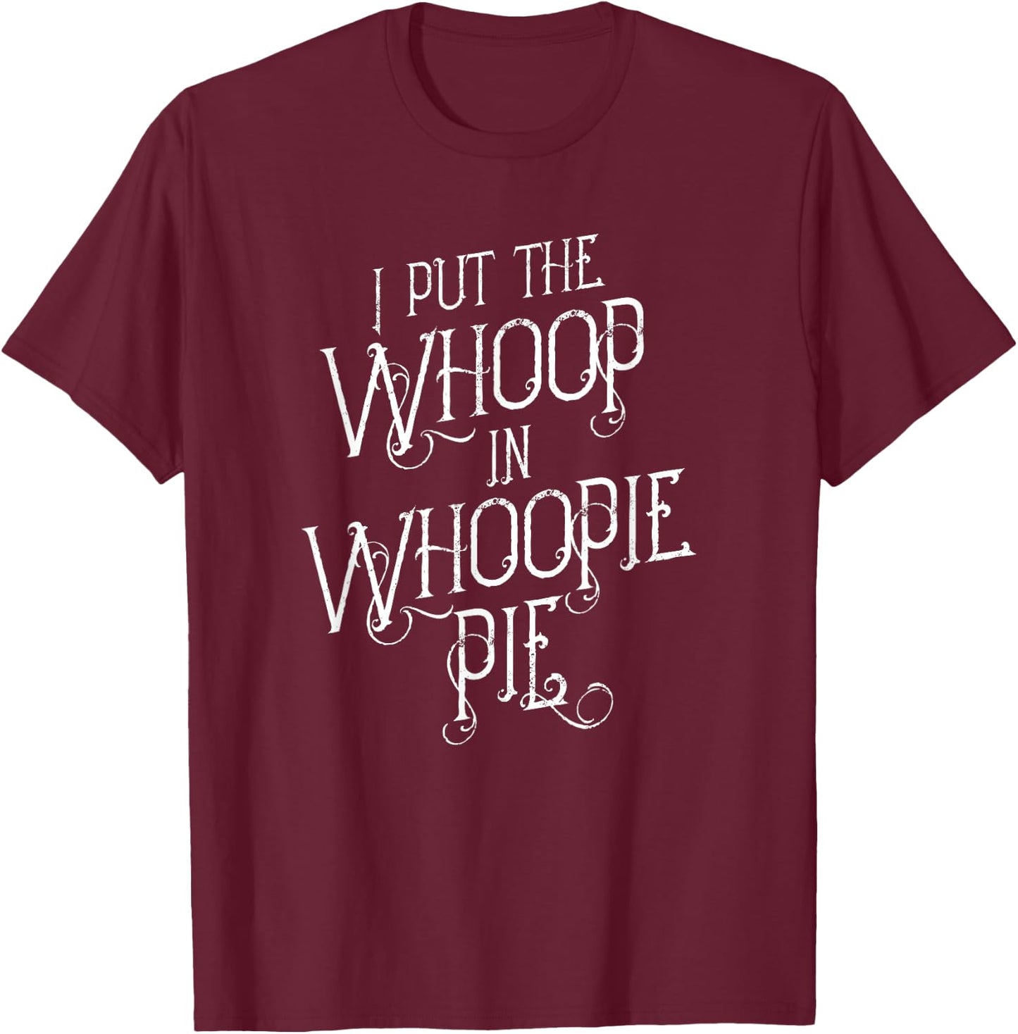 New England Gifts Maine Treat Whoopie Pie Dessert Lovers T-Shirt - T-Shirt | Maroon