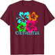 Catalina Island Beach Tropical Paradise Travel Surf Ocean T-Shirt - T-Shirt | Maroon