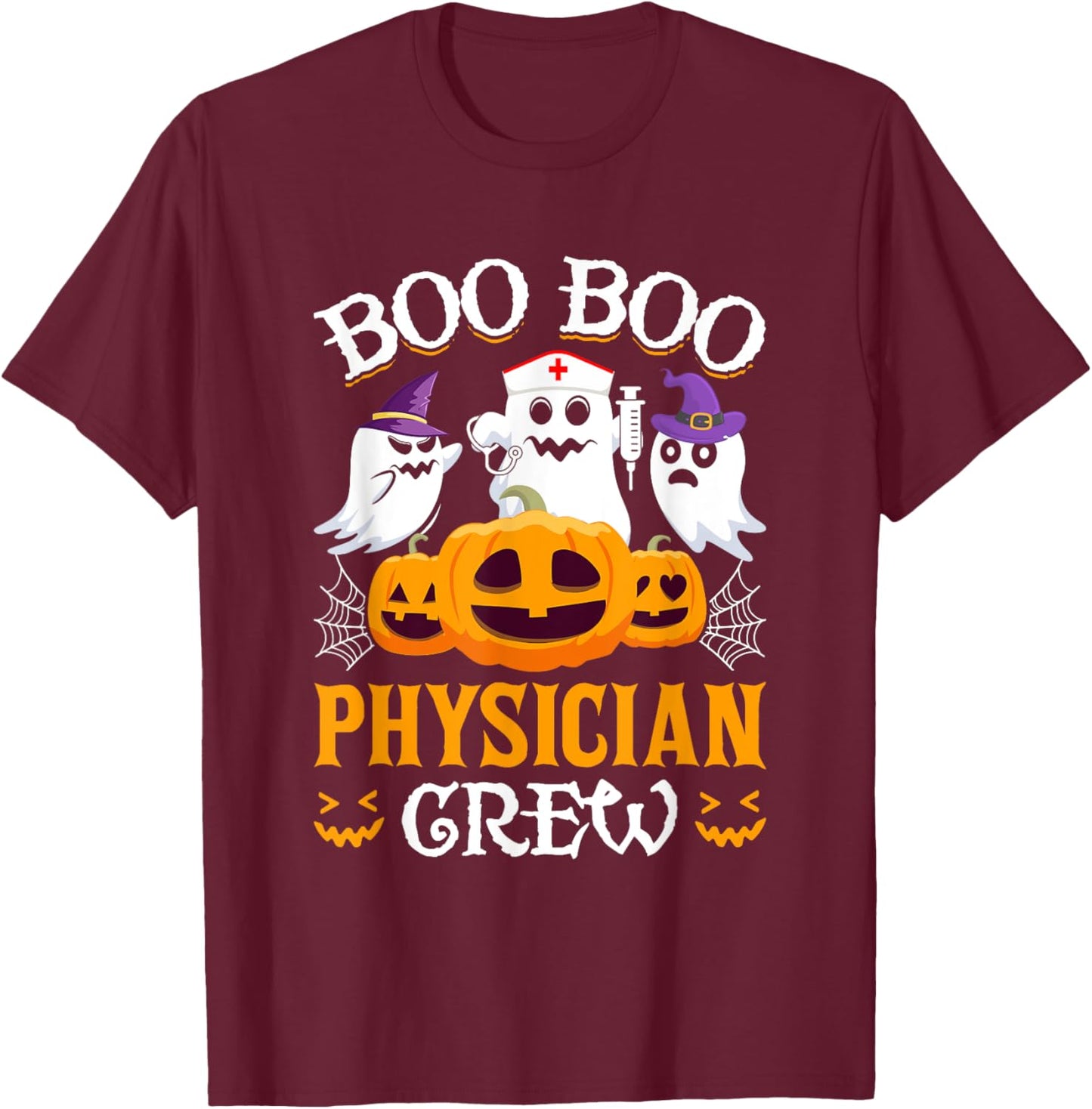 Boo Boo Physician Crew T-Shirt - T-Shirt | Maroon