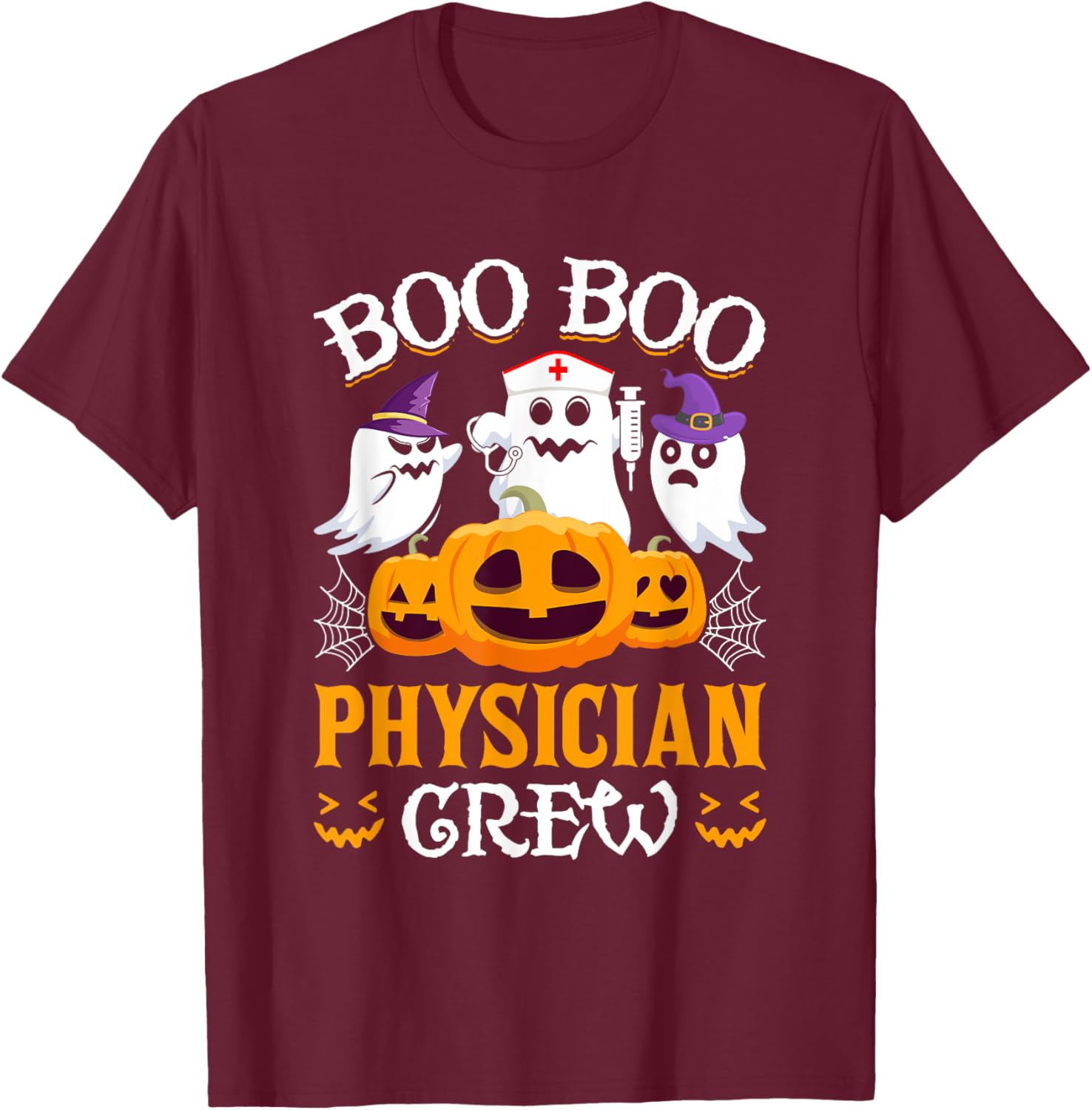 Boo Boo Physician Crew T-Shirt - T-Shirt | Maroon