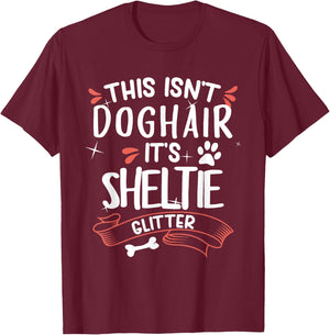 Shetland Sheepdog Shirt Men Women Sheltie Dog Mom Dog Lover T-Shirt - T-Shirt | Maroon