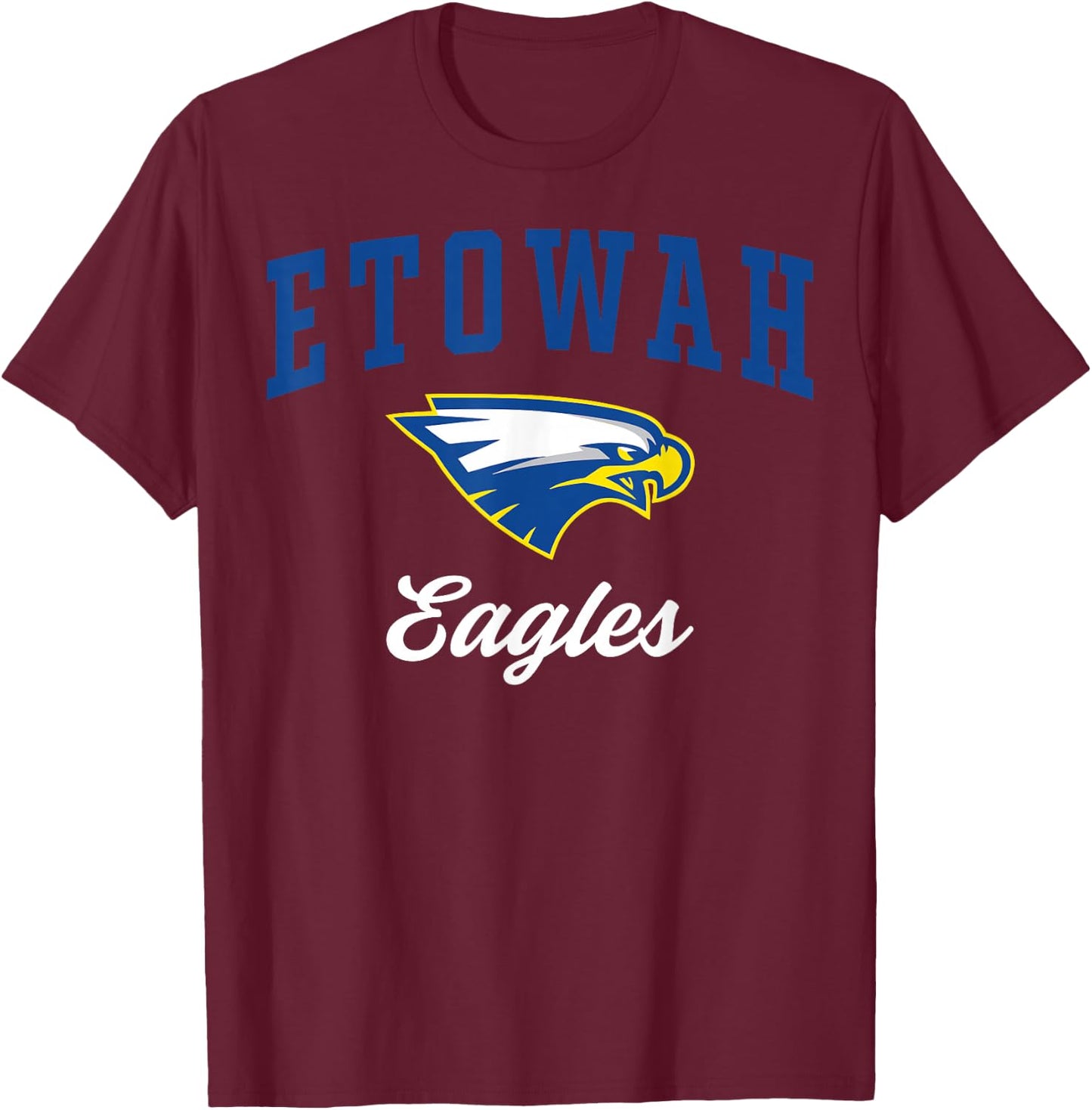 Etowah High School Eagles C3 T-Shirt - T-Shirt | Maroon