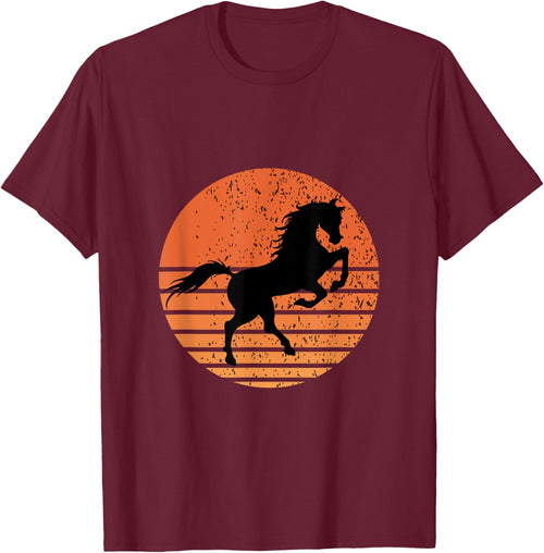 Horse Shadow: Vintage Sunset