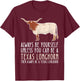 Be Yourself Always And Be A Texas Longhorn T-Shirt - T-Shirt | Maroon
