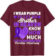 Addiction Awareness Drug Addiction Overdose Awareness Day T-Shirt - T-Shirt | Maroon