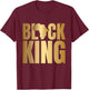 Black King T-Shirt - T-Shirt | Maroon