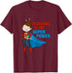 Kindergarten Teacher Teaching is my superpower school retro T-Shirt - T-Shirt | Maroon