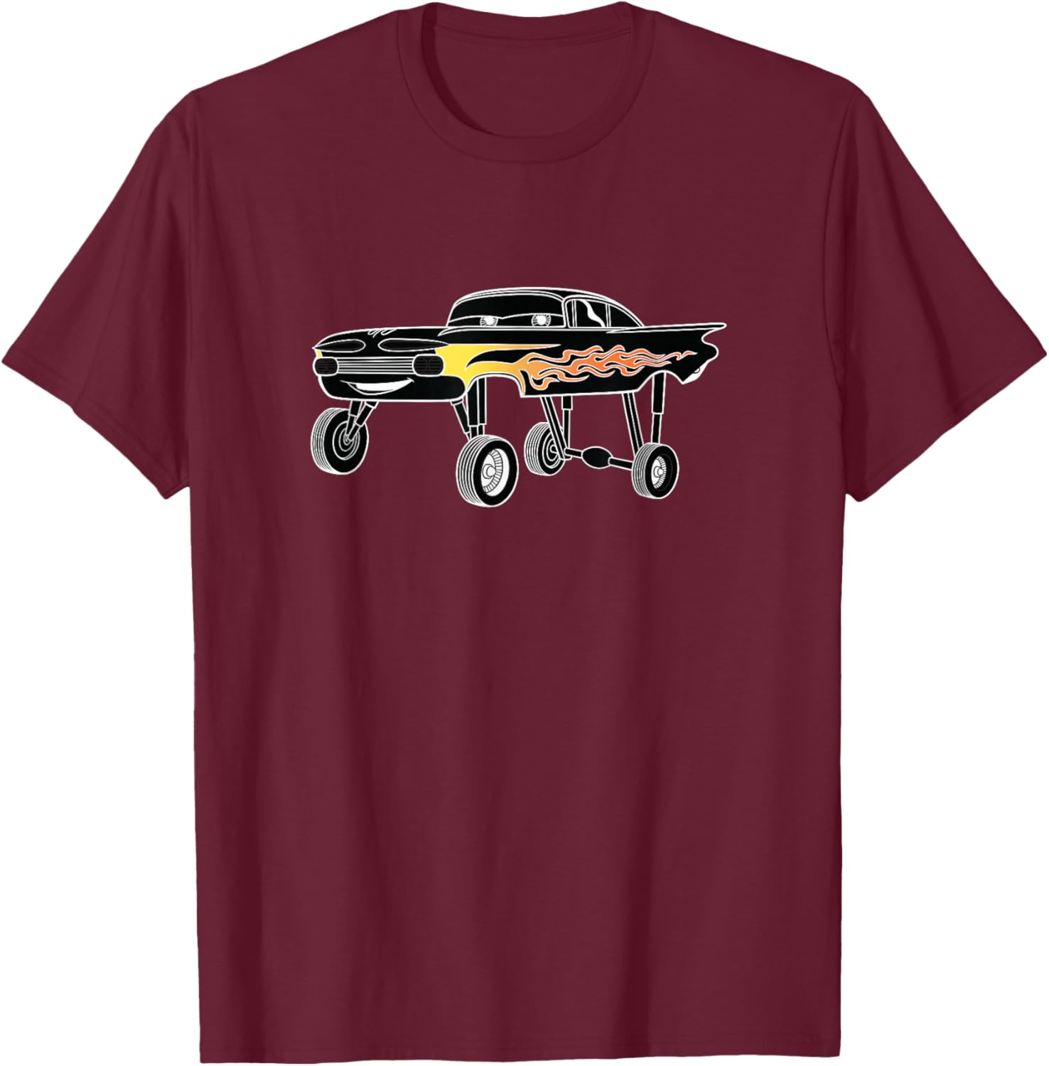 Disney Pixar Cars Lowrider Ramone Urban Style Portrait T-Shirt - T-Shirt | Maroon