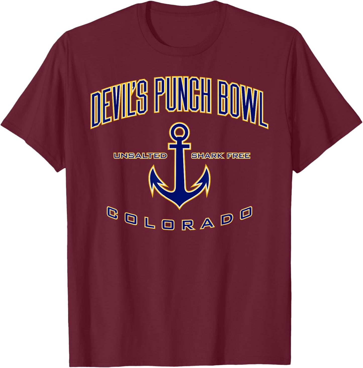 Devil's Punch Bowl Shirt , Men, Girls & Boys T-Shirt - T-Shirt | Maroon