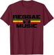 Reggae Music Rastafari Rasta Jamaica Gift T-Shirt - T-Shirt | Maroon