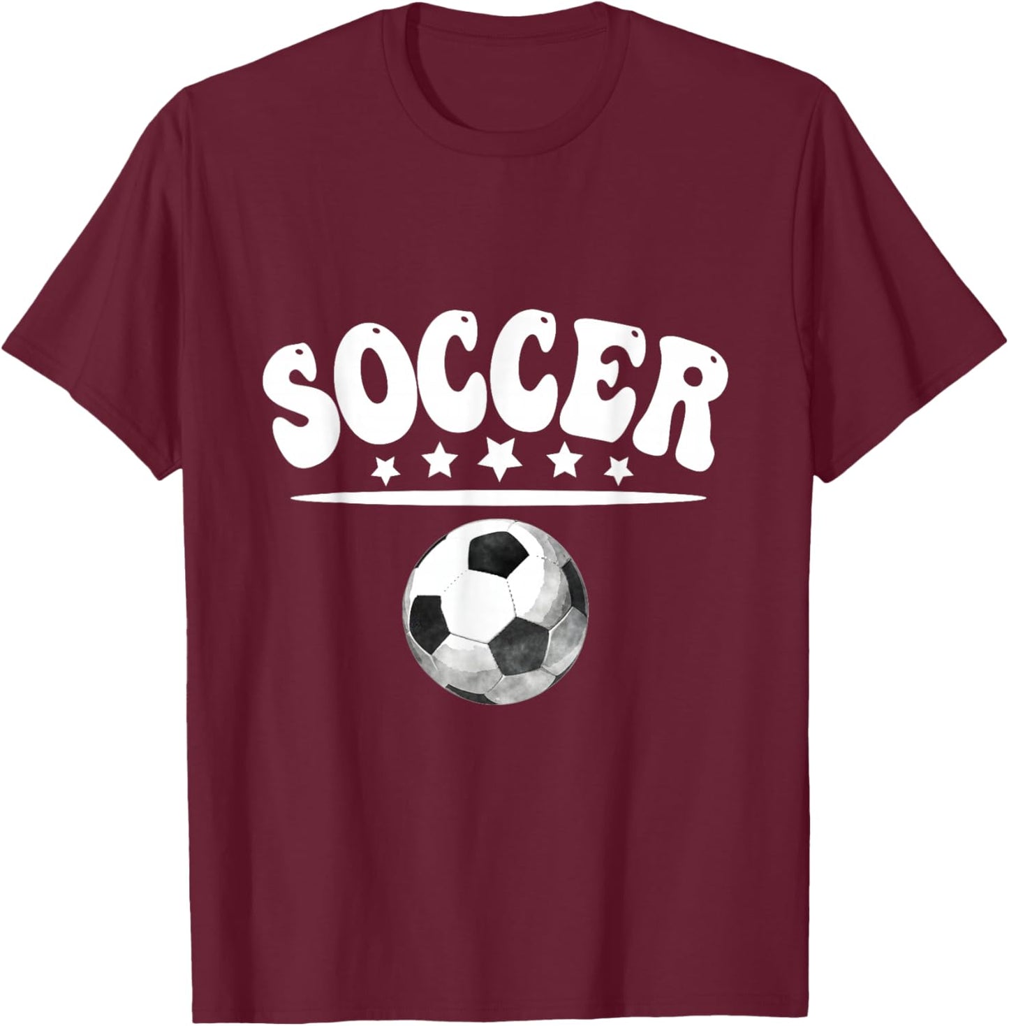 Soccer Is The Beautiful Game T-Shirt - T-Shirt | Maroon
