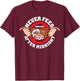 Gremlins - Never Feed After Midnight T-Shirt - T-Shirt | Maroon