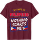 My Wife Is Filipino Republic Of The Philippines T-Shirt - T-Shirt | Maroon