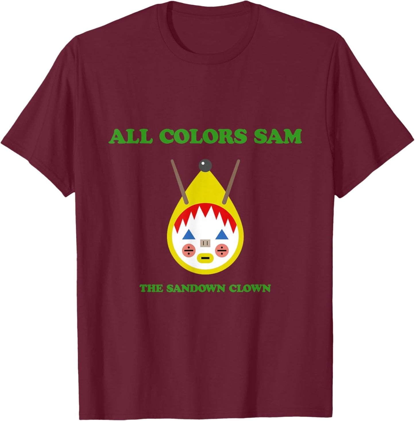 Sandown Clown T-Shirt - T-Shirt | Maroon
