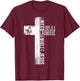 Lacrosse Lax Cross Faith Christian All I Need Today Is A T-Shirt - T-Shirt | Maroon
