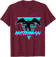 Mothman Cryptid Cryptozoology Retro T-Shirt - T-Shirt | Maroon